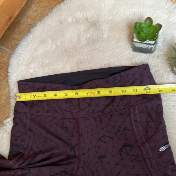 Lululemon Top Speed Crop Star Crushed Black Cherry Size 4 - Picture 14 of 16